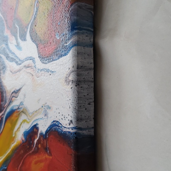 Original Abstract 8x10 acrylic artwork. Painting - Picture 2 of 5